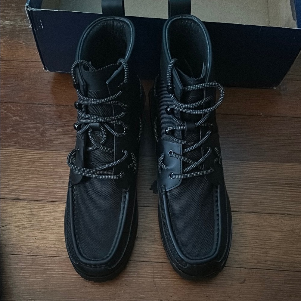Polo by Ralph Lauren Black Leather Boots